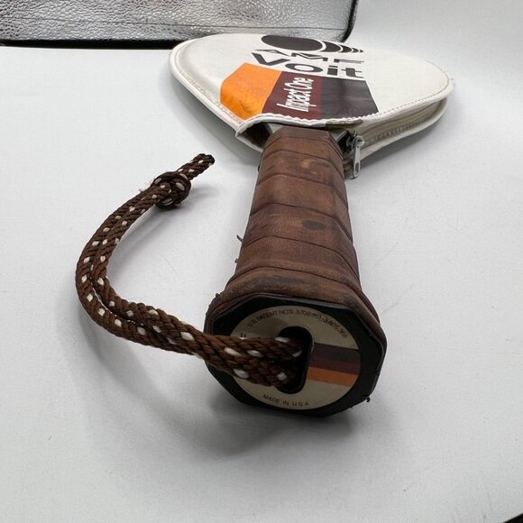 Vintage Amf Voit Impact One Racquetball Racquet with Wrist Wrap - Picture 3 of 10